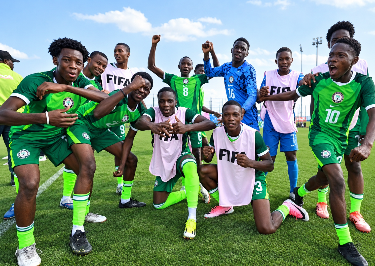 FIFA U-15 World Cup Festival: Nigeria Thrash New Caledonia 7-0 To Reach Round Of 16 Despite Slow Start